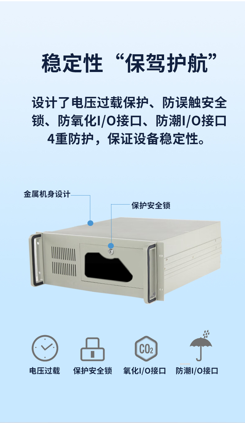 4U工控機IPC-8401穩定性強