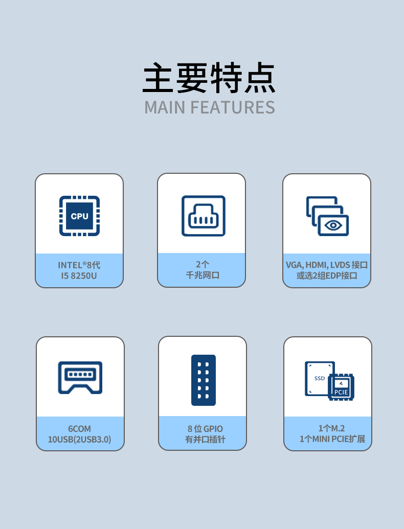 ITX-8250DL26A產品特點