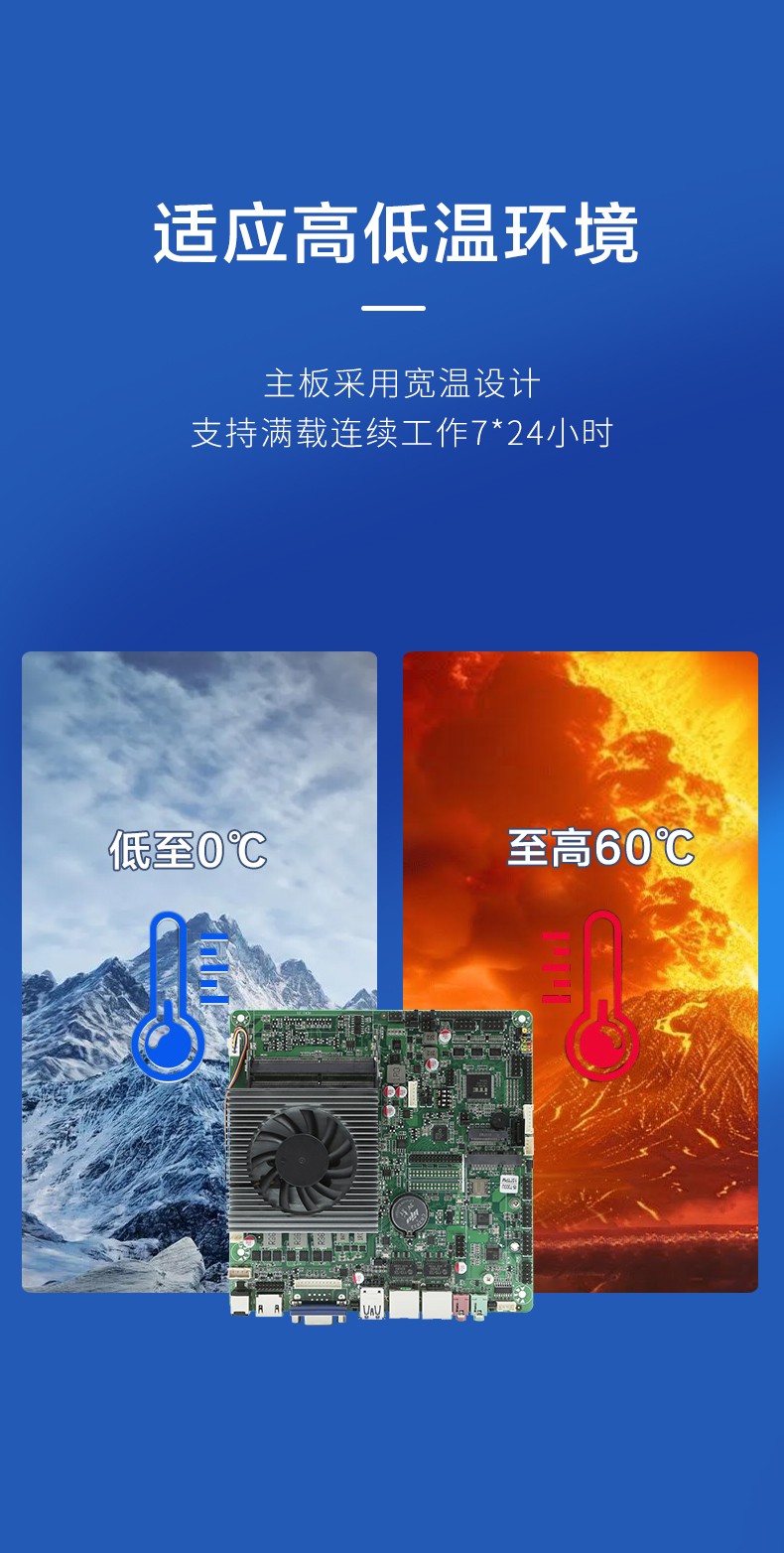 ITX-8250DL26A產品適應高低溫環境
